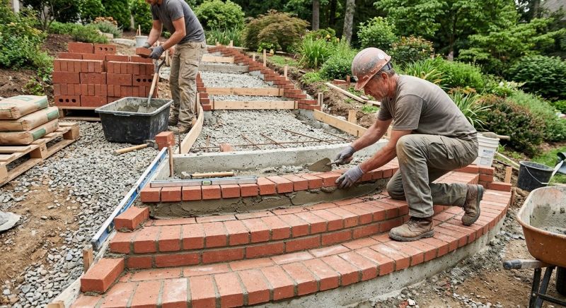 Brick Walkway Installation in Boston, MA
